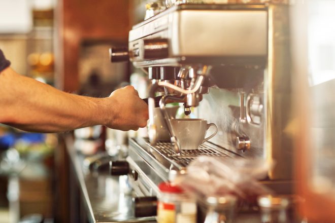 Barista Cafe Making Coffee Preparation Service Concept