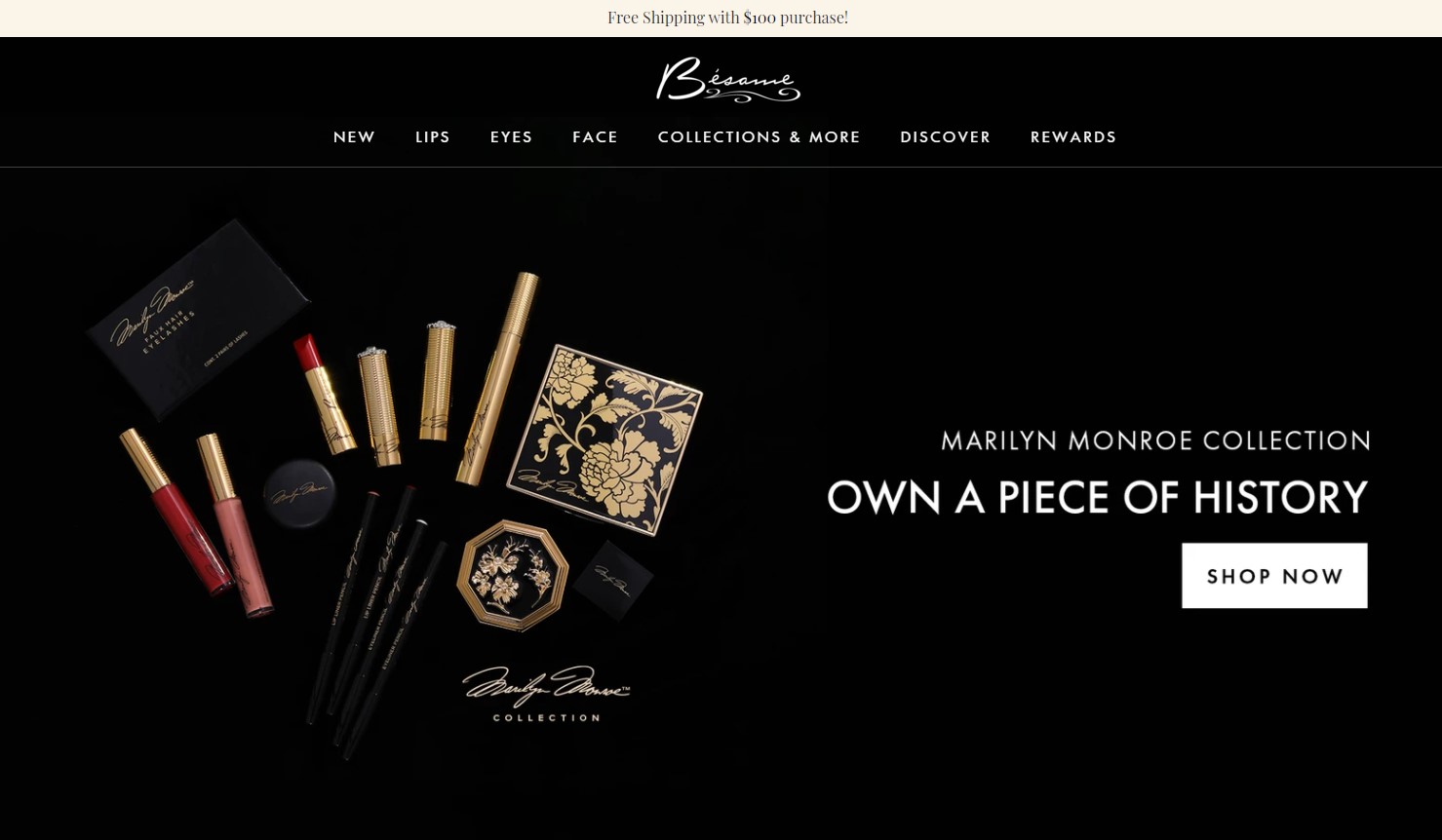 besame shopify store